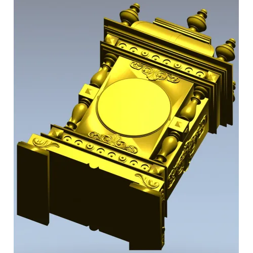 Пьедестал с медальоном - 3D модель STL для ЧПУ