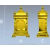 Пьедестал с медальоном - 3D модель STL для ЧПУ