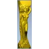 3D модель STL - Нимфа для фрезерной резьбы на ЧПУ