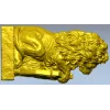 Статуэтка льва со щитом - 3D модель STL для ЧПУ