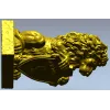 Статуэтка льва со щитом - 3D модель STL для ЧПУ