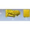 Статуэтка льва со щитом - 3D модель STL для ЧПУ