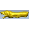 Ревущий барс - 3D модель STL для ЧПУ (рукоять/накладка)