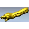 Ревущий барс - 3D модель STL для ЧПУ (рукоять/накладка)
