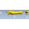 Ревущий барс - 3D модель STL для ЧПУ (рукоять/накладка)