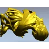 Спящая нимфа - 3D модель головы с драпировкой в формате STL