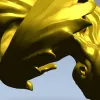 Спящая нимфа - 3D модель головы с драпировкой в формате STL
