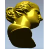 Античная женская голова - STL модель для ЧПУ