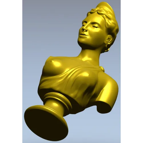 Бюст в античном стиле - 3D модель STL для ЧПУ