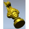 Бюст Анубиса - 3D модель в формате STL для ЧПУ