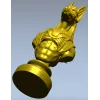 Бюст Анубиса - 3D модель в формате STL для ЧПУ