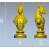 Бюст Анубиса - 3D модель в формате STL для ЧПУ