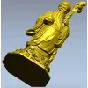 3D модель статуэтки старца долголетия в формате STL для ЧПУ