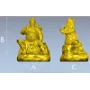 3D STL Model of Seated Ancient Warrior Figurine for CNC Milling