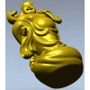 3D модель Хотей на мешке - STL для ЧПУ резьбы