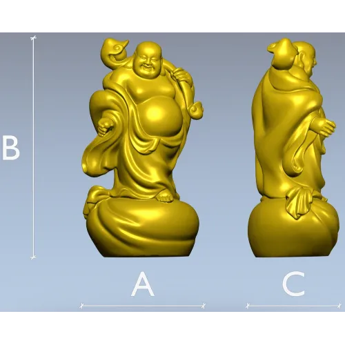 3D модель Хотей на мешке - STL для ЧПУ резьбы