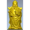 Detailed STL 3D Model of Prosperity Figurine for CNC Milling