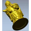 Detailed STL 3D Model of Prosperity Figurine for CNC Milling