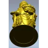 Detailed STL 3D Model of Prosperity Figurine for CNC Milling