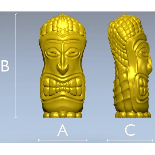 STL модель "Идол Тики" - 3D модель stl для ЧПУ