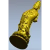 Spiritual Serenity Statue 3D STL Model for CNC