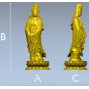 Spiritual Serenity Statue 3D STL Model for CNC