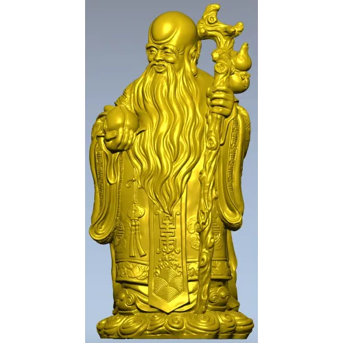 Мудрец долголетия - 3D модель STL для ЧПУ
