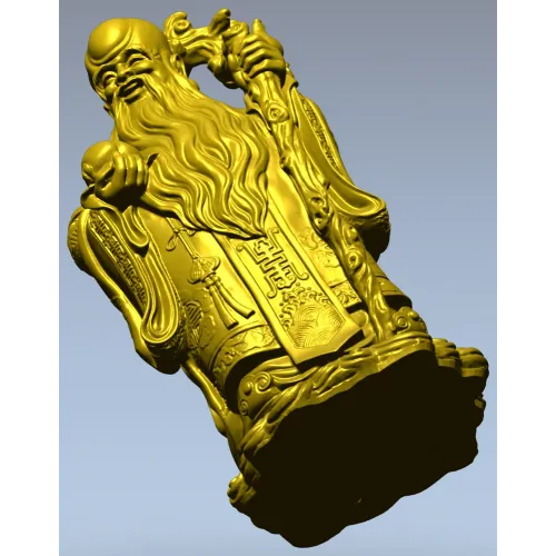 Мудрец долголетия - 3D модель STL для ЧПУ