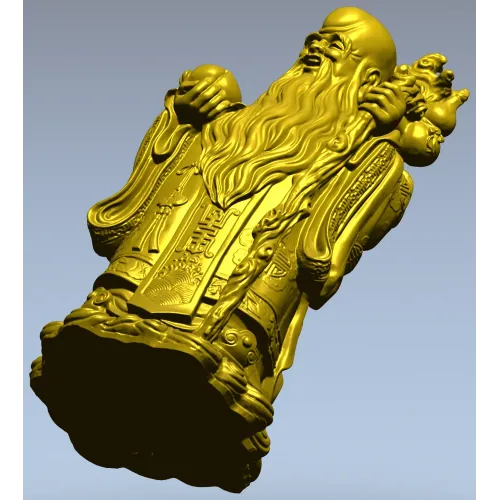 Мудрец долголетия - 3D модель STL для ЧПУ