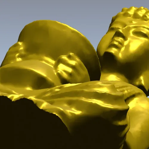3D модель STL - Будда в позе лотоса с чашей для ЧПУ