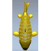 Карп-орнамент - 3D модель STL для ЧПУ