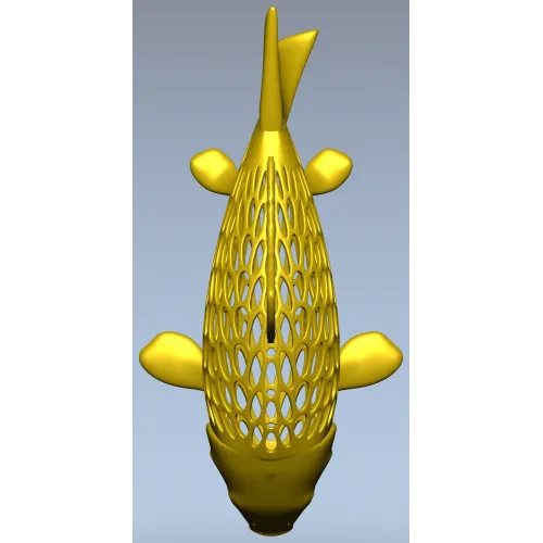 Карп-орнамент - 3D модель STL для ЧПУ