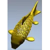 Карп-орнамент - 3D модель STL для ЧПУ