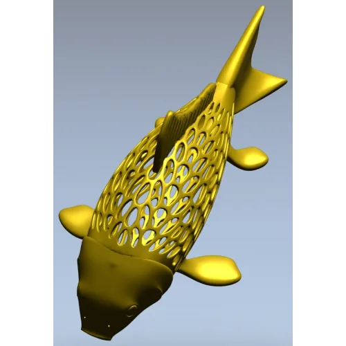 Карп-орнамент - 3D модель STL для ЧПУ