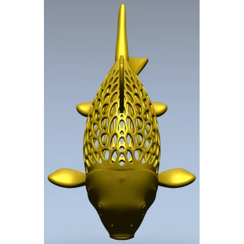 Карп-орнамент - 3D модель STL для ЧПУ