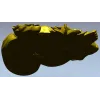 Laughing Buddha 3D Model STL for CNC Milling and Wood Carving