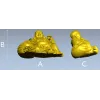 Laughing Buddha 3D Model STL for CNC Milling and Wood Carving