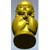 Meditative Monk Statue 3D STL Model for CNC Milling