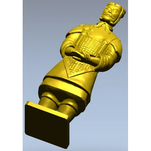 3D модель "Ваджовый страж" - теракотовый воин (STL) для ЧПУ