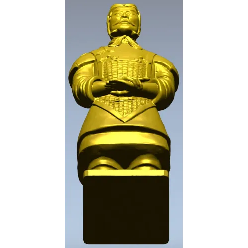 3D модель "Ваджовый страж" - теракотовый воин (STL) для ЧПУ