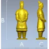 3D модель "Ваджовый страж" - теракотовый воин (STL) для ЧПУ