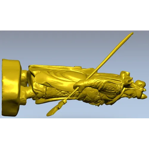 Статуэтка рыцаря с копьём - 3D модель STL для ЧПУ