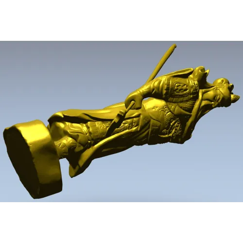 Статуэтка рыцаря с копьём - 3D модель STL для ЧПУ