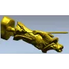 Статуэтка рыцаря с копьём - 3D модель STL для ЧПУ