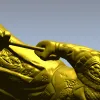 Статуэтка рыцаря с копьём - 3D модель STL для ЧПУ