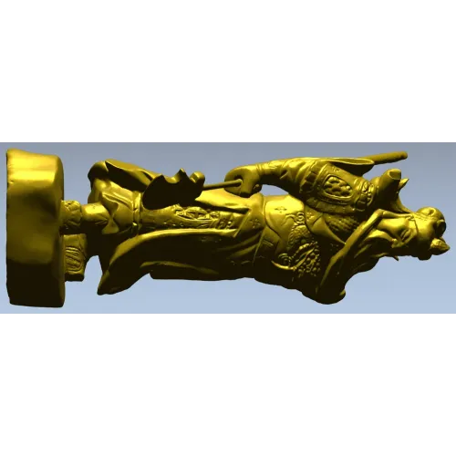 Статуэтка рыцаря с копьём - 3D модель STL для ЧПУ