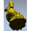 3D модель Гуаньинь - статуэтка на лотосе (STL)