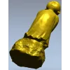 Статуэтка юного монаха - 3D модель в формате STL для ЧПУ