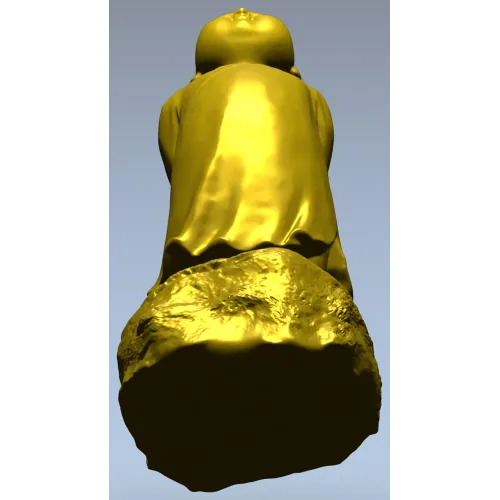 Статуэтка юного монаха - 3D модель в формате STL для ЧПУ
