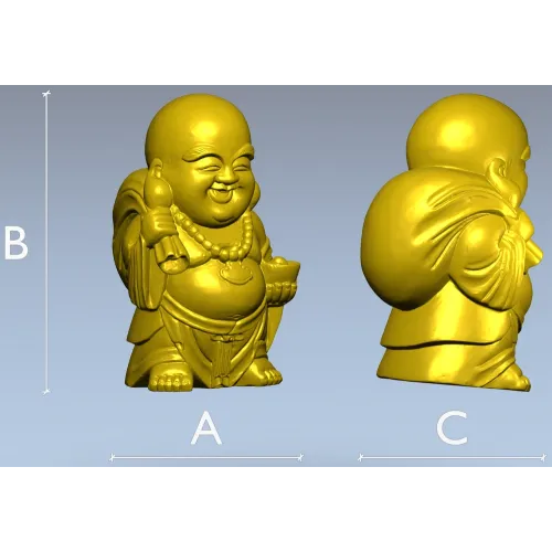 STL модель Хотэй - 3D модель статуэтки для ЧПУ